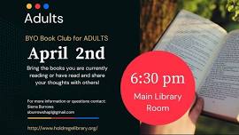 BYO Book Club for Adults