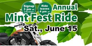 Kersting’s Annual Mint Fest Ride