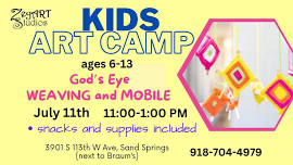 1 day Kids Art Camp @ ZegART Studios: God's Eye mobiles