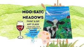 Paint and Sip - Moo-saic Meadows