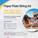 Paper Plate String Art at Luv 2 Play