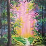 Bright Forest Waterfall**Add A Candle**