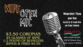 Wide Open Mic @ Rosati's Sports Pub