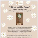 “Sips with Sue” Glass & Charm Creating Event