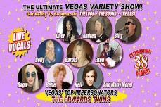 Ultimate Vegas Variety Show Cher Streisand Bocelli Hosted By Edwards Twins