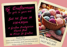 5G Crochet Crafternoon for girls in years 6-12