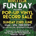 Thornaby Village Bowls Club Fun Day and Pop-Up Vinyl Record Sale