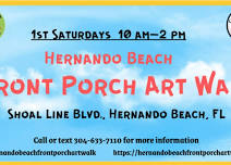 Hernando Beach Front Porch Art Walk