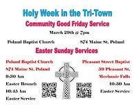 Holy Week in the Tri-Town