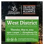 Olmsted's West District Community Update