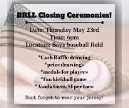 BRLL Closing Ceremonies