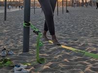 Sunset Slacklining @ the Pier (Beginners Welcome and Encouraged!)