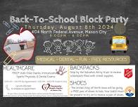 Mason City Back-to-School Block Party