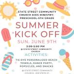 Kids Ministry Summer Kick Off- Tie Dye Party