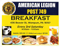 American Legion Post 749 Breakfast