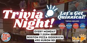 Monday Trivia @ Boston Pizza (Goderich)