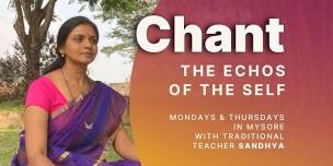 Chant class with Sandhya @ Yoga Gita Shala Gokulam