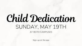 Child Dedication Sunday