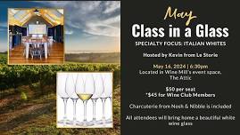 Class in a Glass: May Event