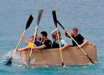 CARDBOARD BOAT RACE CHALLENGE for AGES 8 and UP