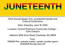 Queen City Juneteenth Parade and Cultural Celebration