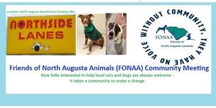 Friends of North Augusta Animals Community Meeting