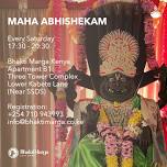 MAHA ABHISHEKHAM AT BHAKTI MARGA KENYA CENTRE/TEMPLE