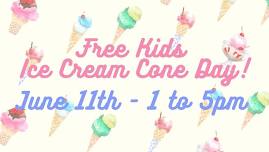 Free Kids Ice Cream Cone Day