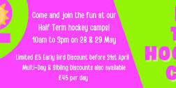 May Half Term Fun Hockey Camp with Richard Young and Joel Thomas