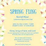 Spring Fling Social Hour - Lawrence Noon Lions Club