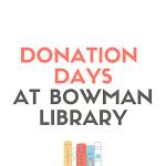 Donation Day-Book Donations Accepted