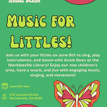 Music for Littles with Guest Visitor