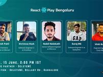 ReactPlay Bangalore Meetup - June 15, 2024