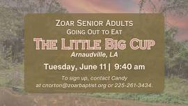 Zoar Senior Adults - Out to Eat