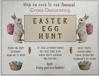 Easter Egg Hunt and Cross Decorating