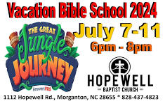 Vacation Bible School - The Great Jungle Journey