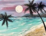 Paint and Sip – Tropical Landscape