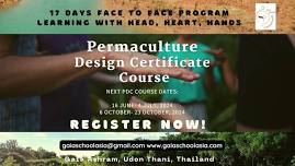 17 DAYS INTENSIVE CERTIFIED PERMACULTURE DESIGN COURSE (PDC) IN THAILAND!