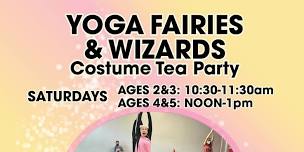 Yoga Fairy & Wizard Costume Tea Party Ages 4 & 5