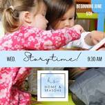 Storytime Wednesdays at 9:30