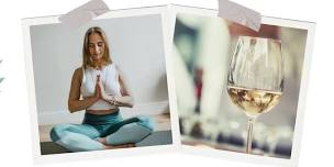 Yoga + Wine (or Grape Juice): A Night of Relaxation