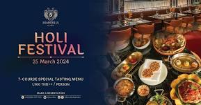 Holi Festival - Jharokha's 7-Course Special Tasting Menu