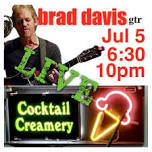 BRAD DAVIS GTR: Brad Davis Cocktail Creamery solo acoustic