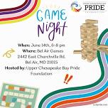 PRIDEFUL CONNECTIONS Game Night (June 2024)