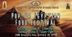 Pop-up Egyptian Food Festival