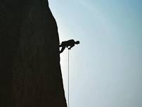 Rock climbing & Australian Rappelling at Khajaguda.