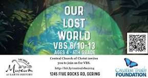 Lost World Vacation Bible School, Central Church of Christ — Hope Radio KCMI 97.1 | Cross Times Newspaper | Cross Reference Library