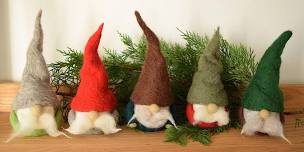 3D Felted Christmas Gnomes