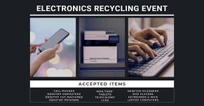 Electronics Recycling Event