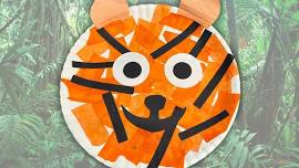 Craft Corner: Paper Plate Tiger